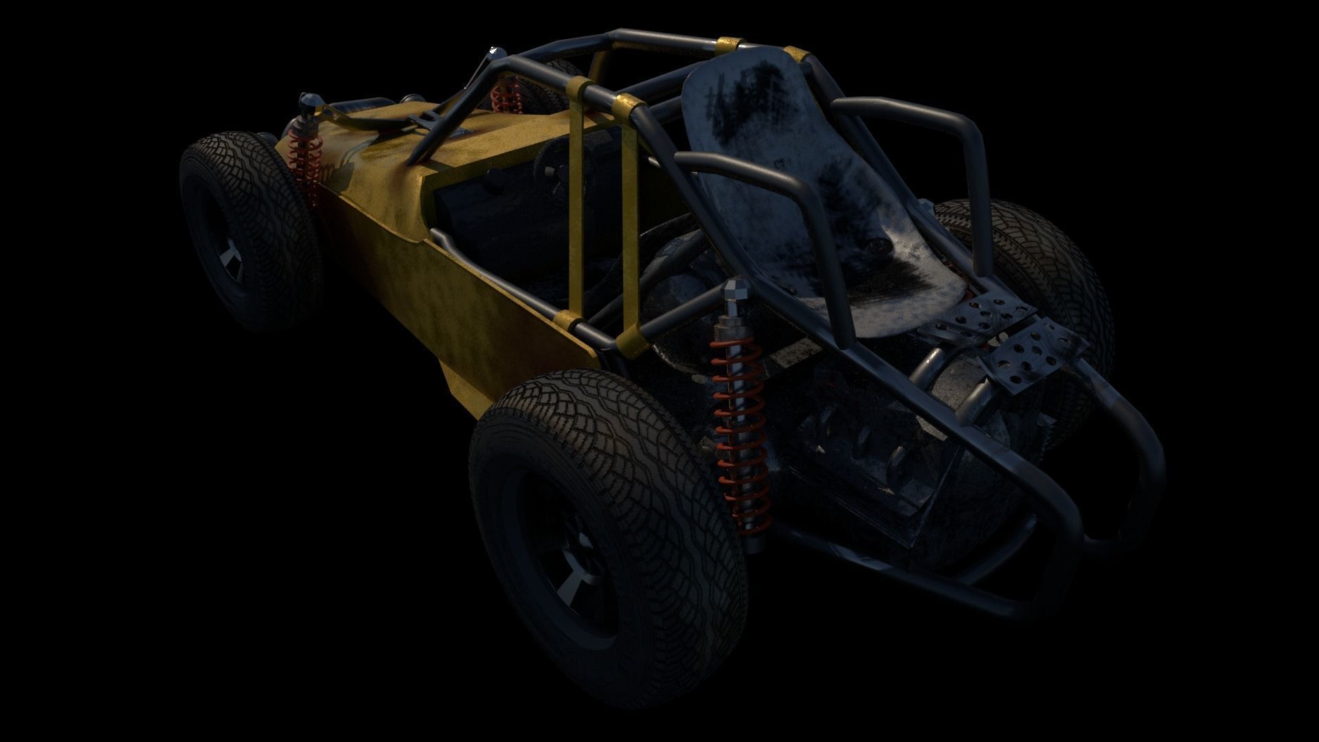 PUBG Buggy 3D model_1