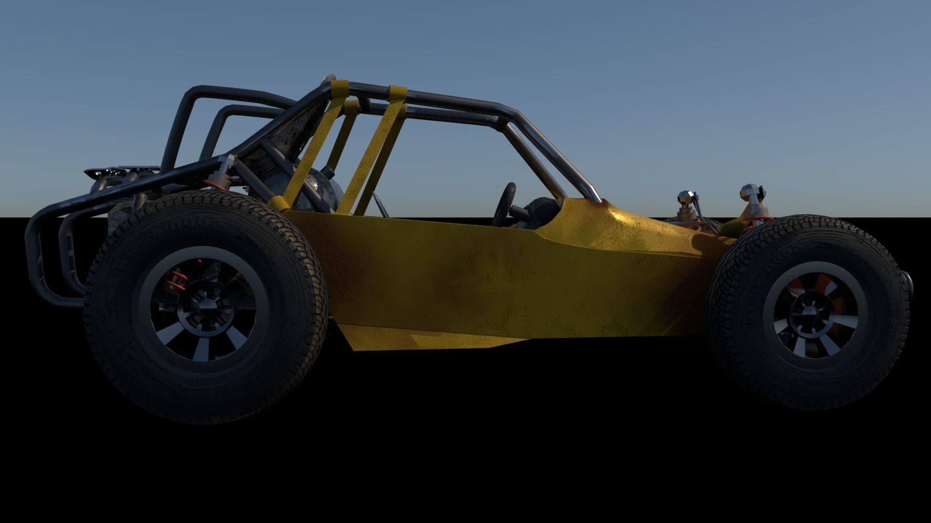 PUBG Buggy 3D model_2