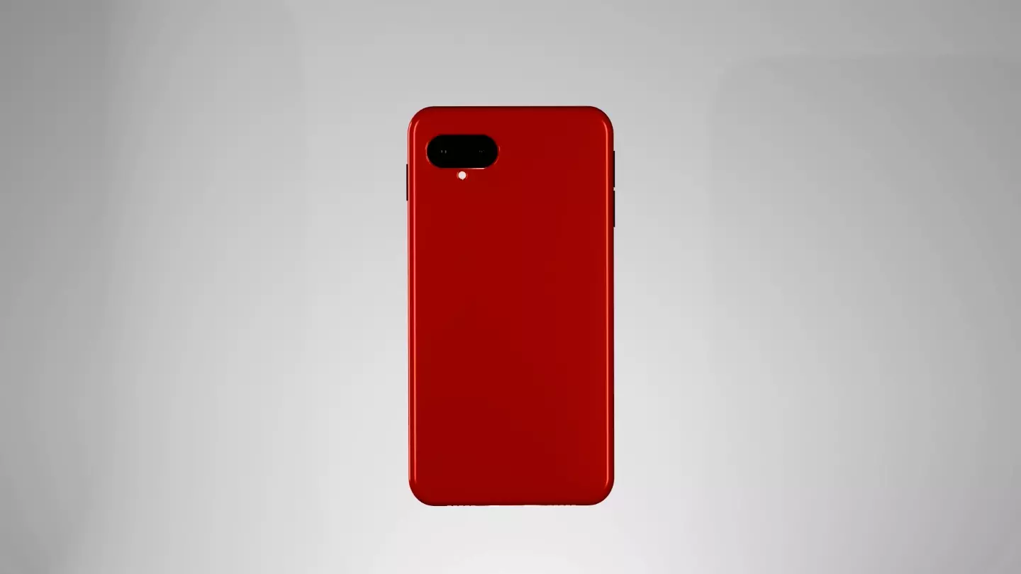 3D Smartphone iphone case Low-poly 3D model_0