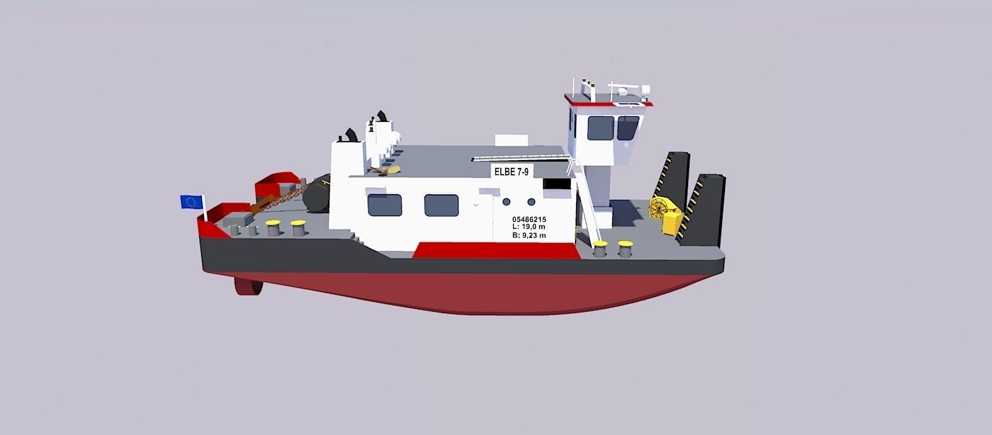 Push Boat  3D model_1