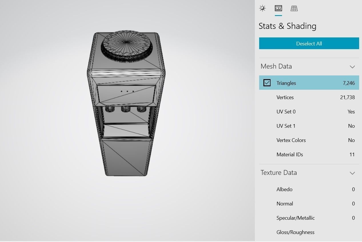 Water dispenser Free 3D model_7