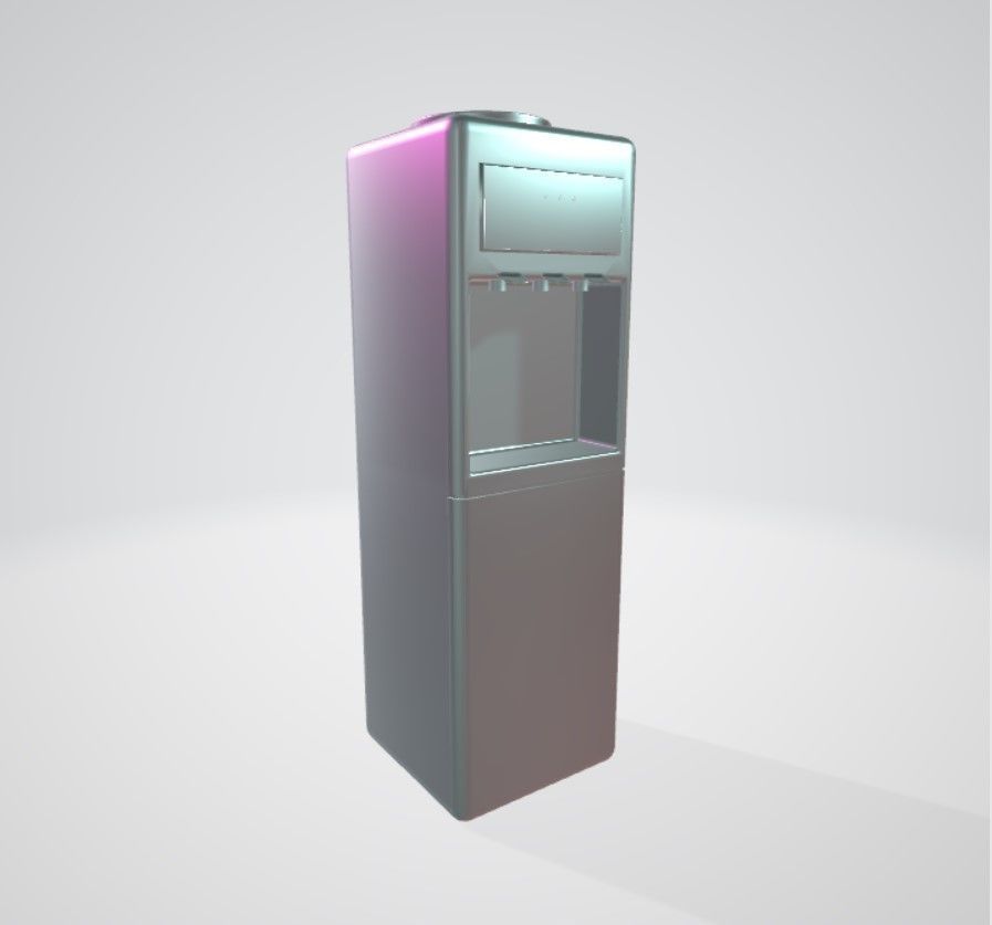 Water dispenser Free 3D model_3