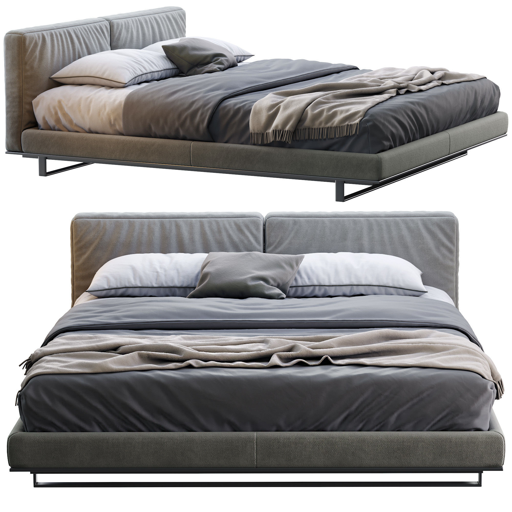 Alivar Bed ECHO 3D model_1