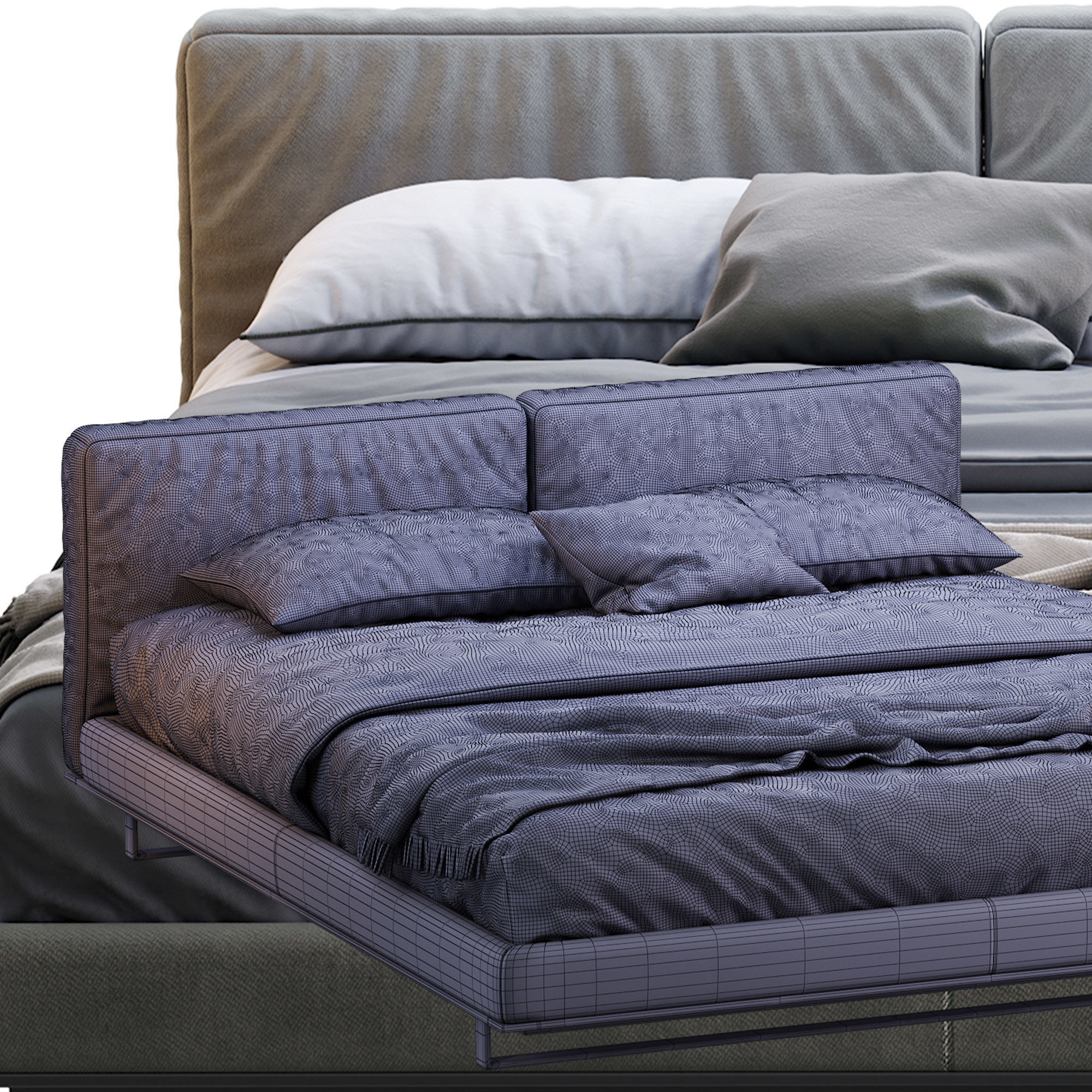 Alivar Bed ECHO 3D model_2