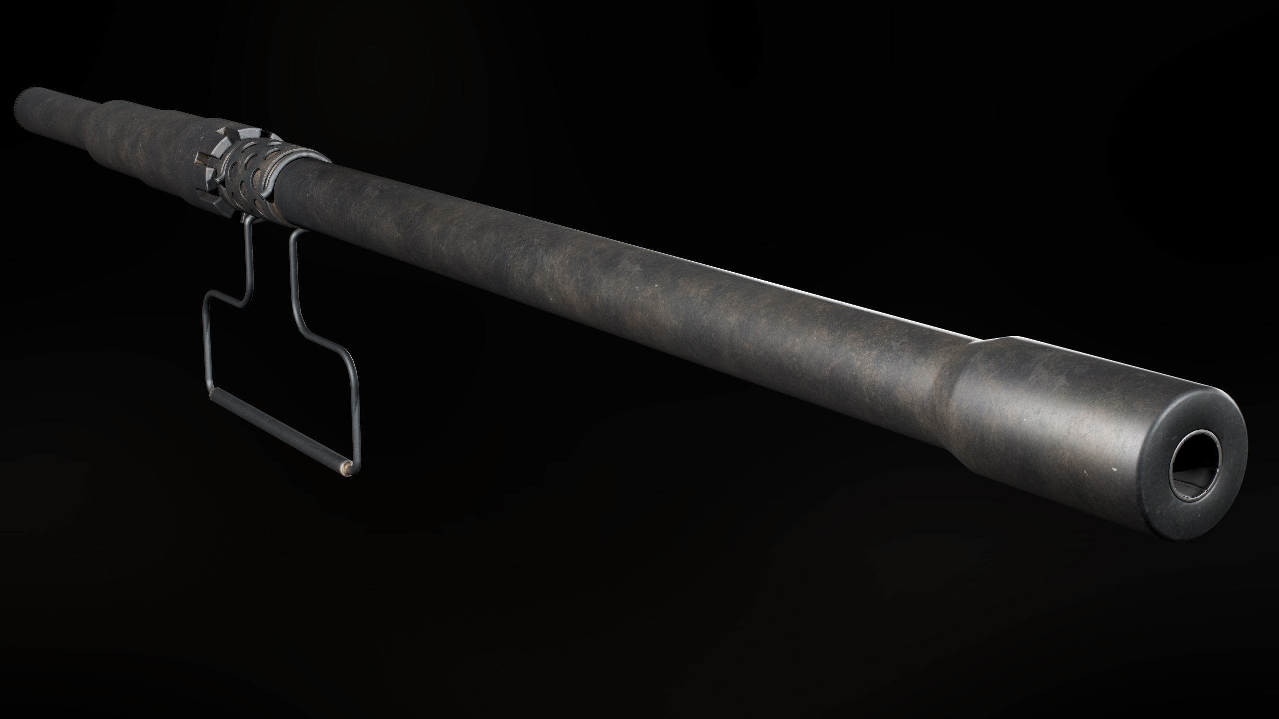 M2 Browning Heavy Machine Gun Low-poly 3D model_24