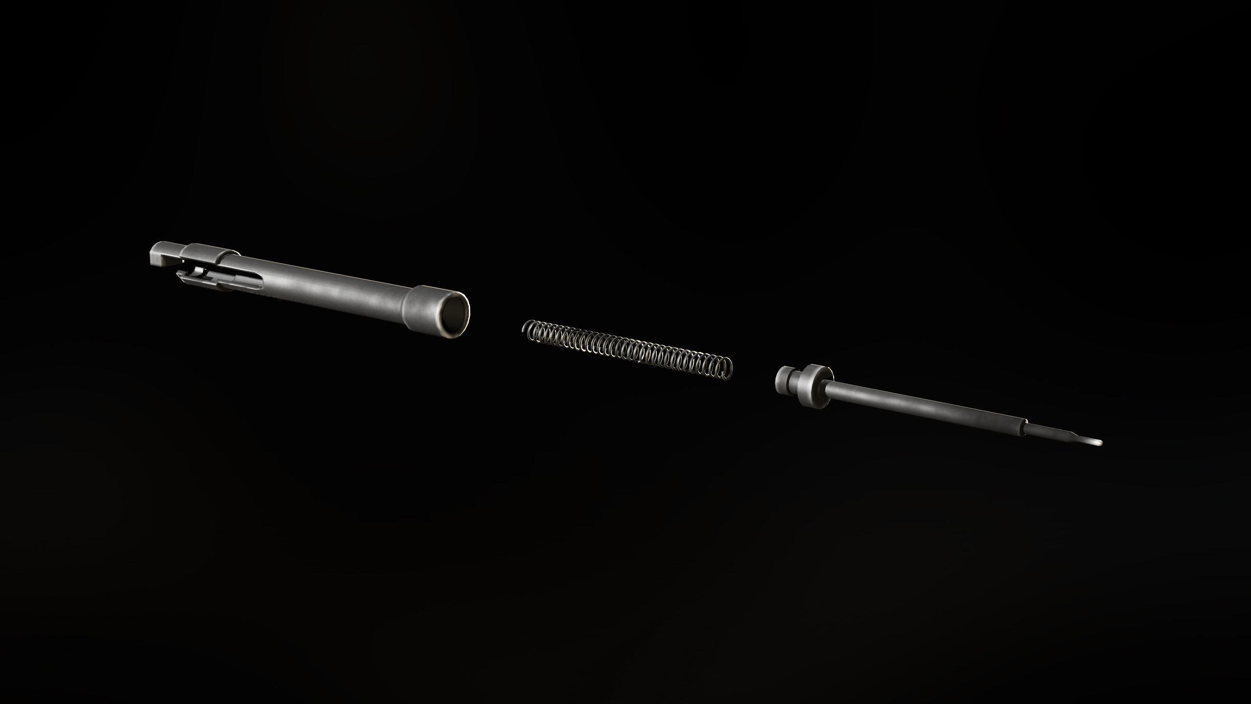 M2 Browning Heavy Machine Gun Low-poly 3D model_28