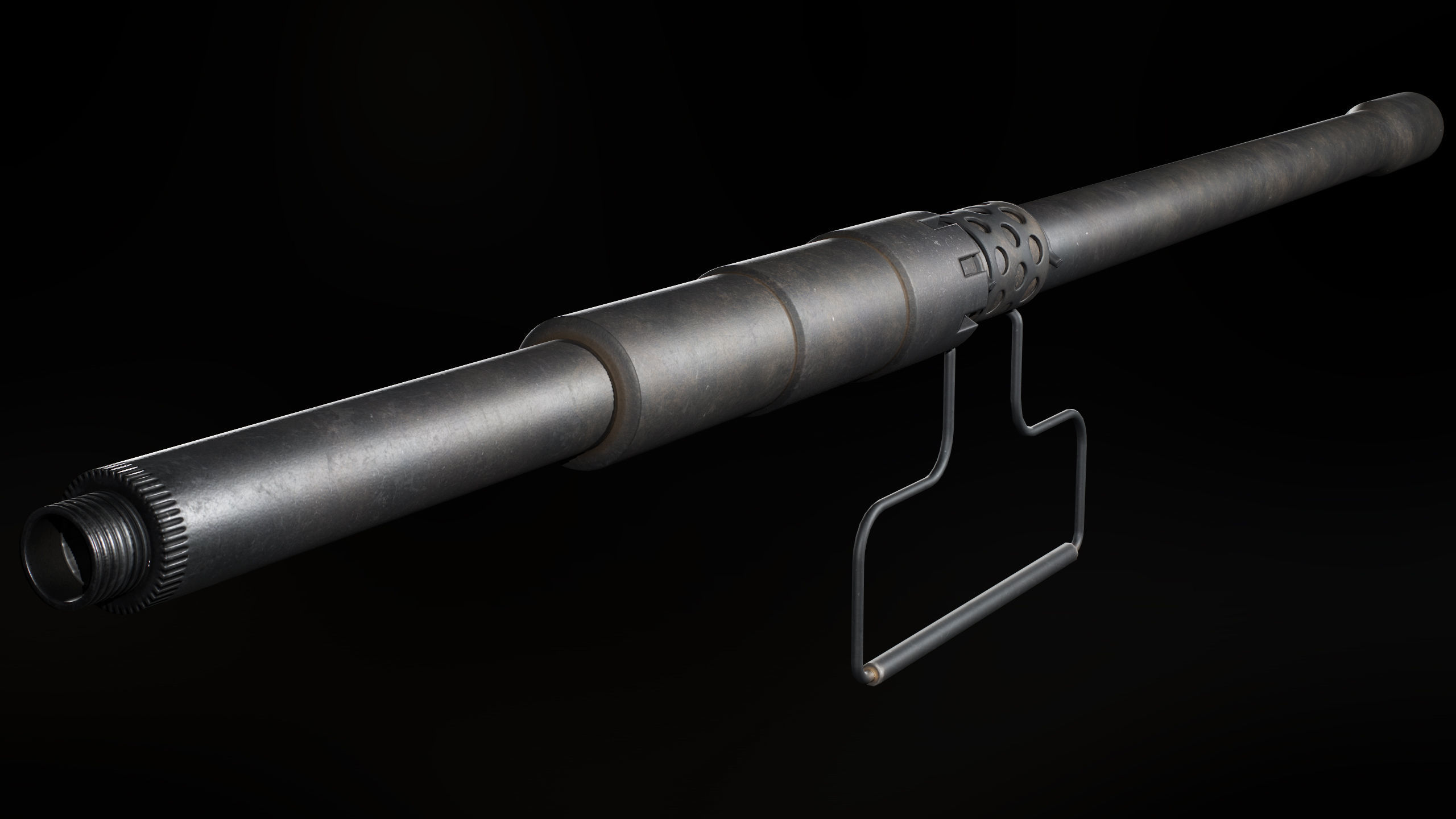 M2 Browning Heavy Machine Gun Low-poly 3D model_23