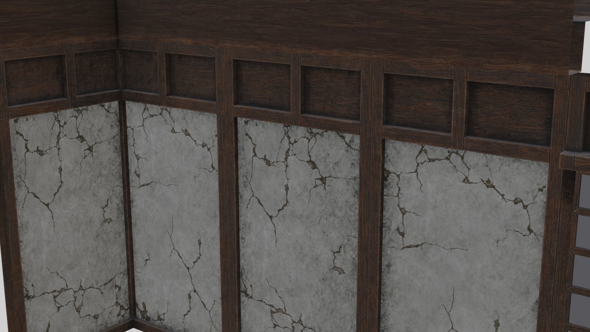 Low Poly Japanese Shinto Temple Pack With PBR Materials Low-poly 3D model_58