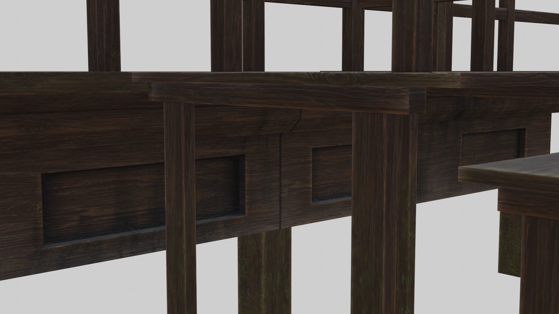 Low Poly Japanese Shinto Temple Pack With PBR Materials Low-poly 3D model_65