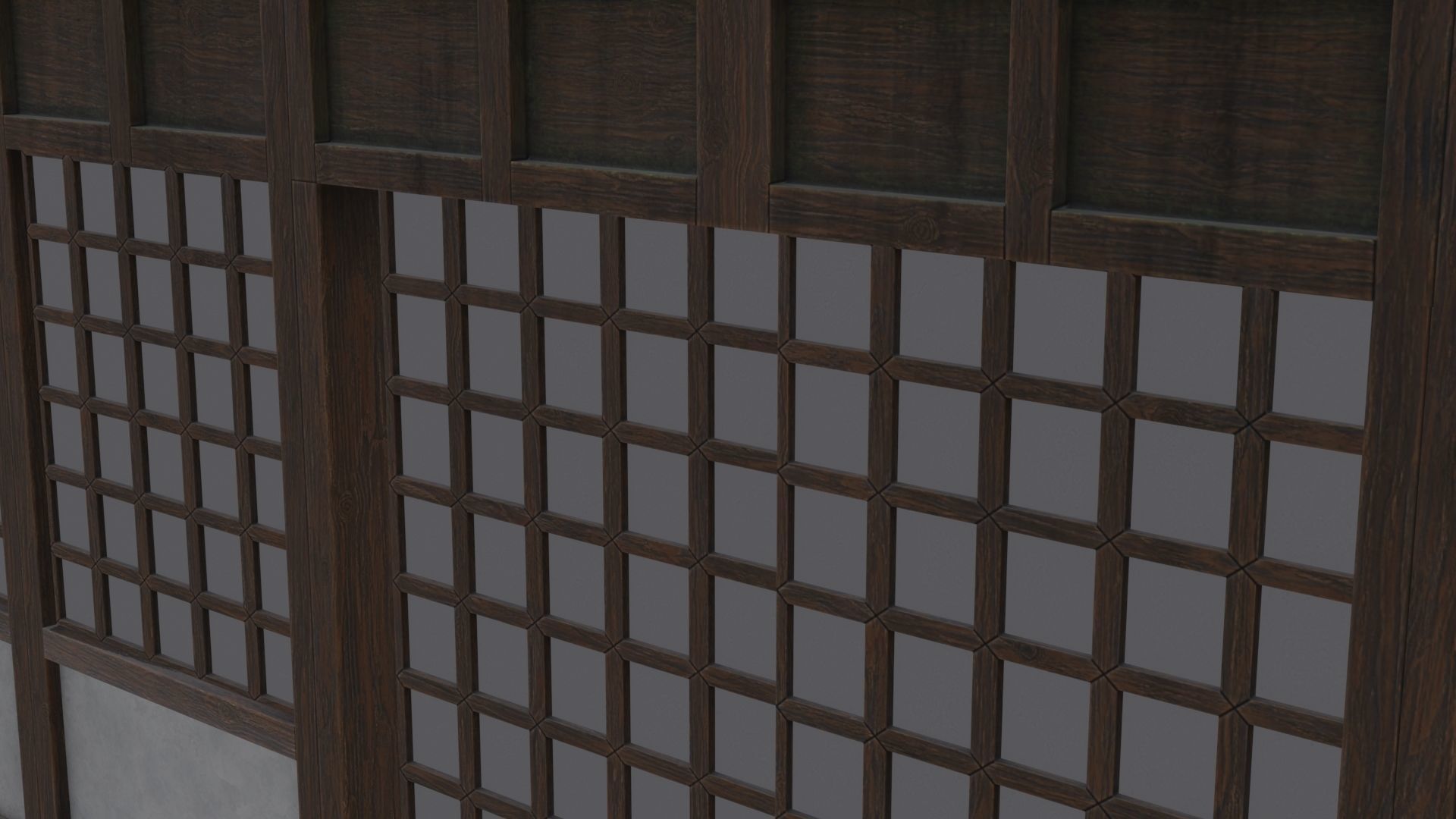 Low Poly Japanese Shinto Temple Pack With PBR Materials Low-poly 3D model_44