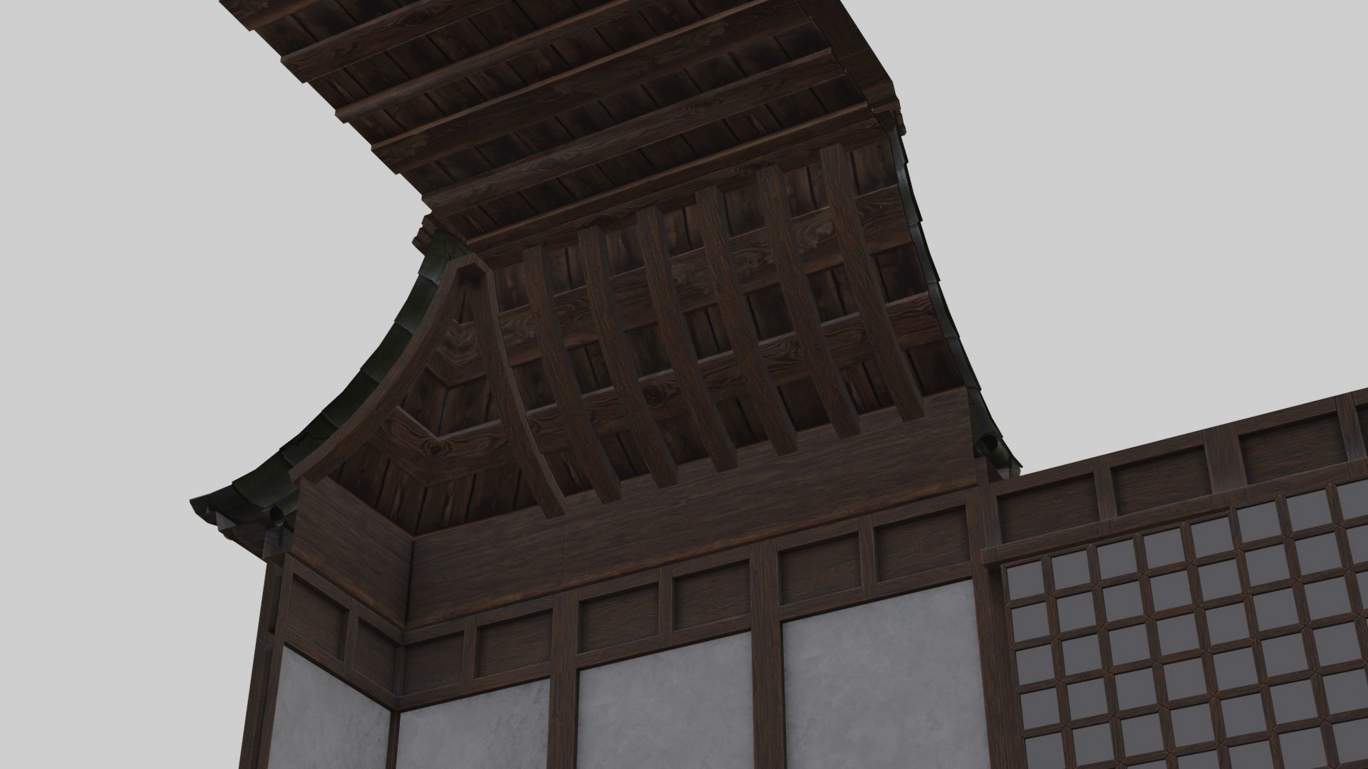 Low Poly Japanese Shinto Temple Pack With PBR Materials Low-poly 3D model_55