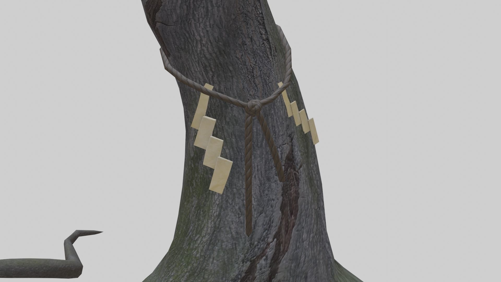 Low Poly Japanese Shinto Temple Pack With PBR Materials Low-poly 3D model_76