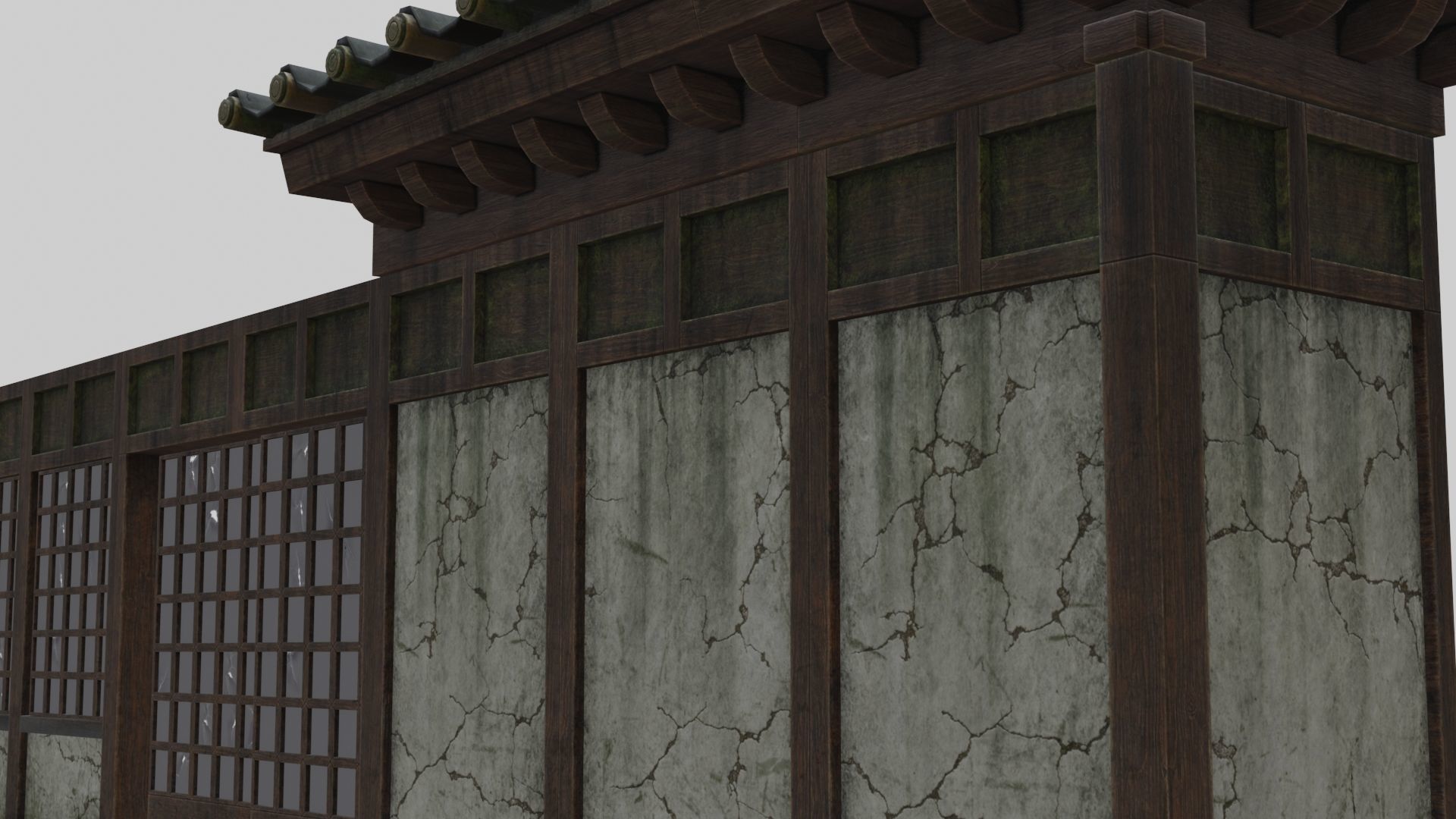 Low Poly Japanese Shinto Temple Pack With PBR Materials Low-poly 3D model_52