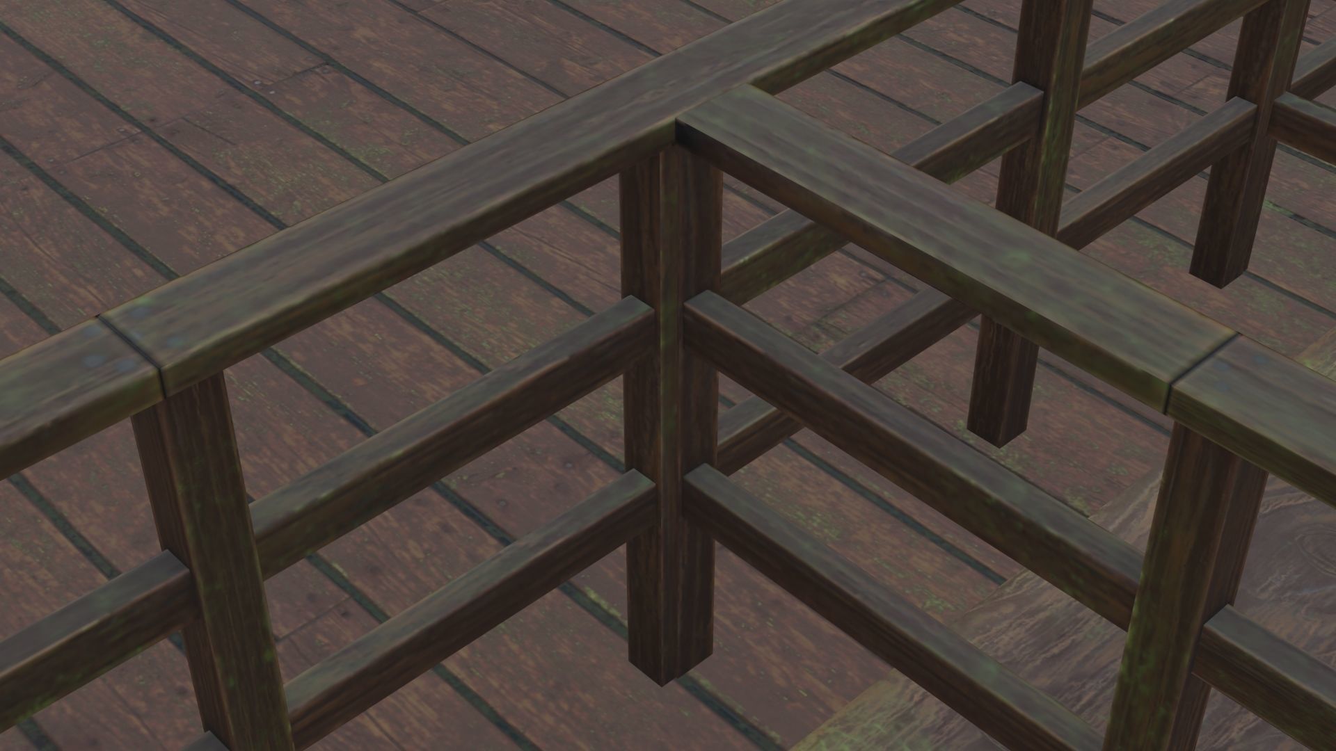 Low Poly Japanese Shinto Temple Pack With PBR Materials Low-poly 3D model_66