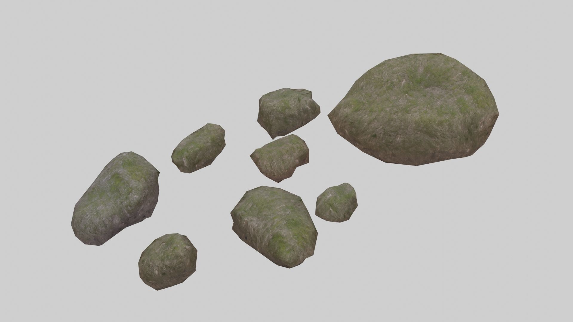 Low Poly Japanese Shinto Temple Pack With PBR Materials Low-poly 3D model_8