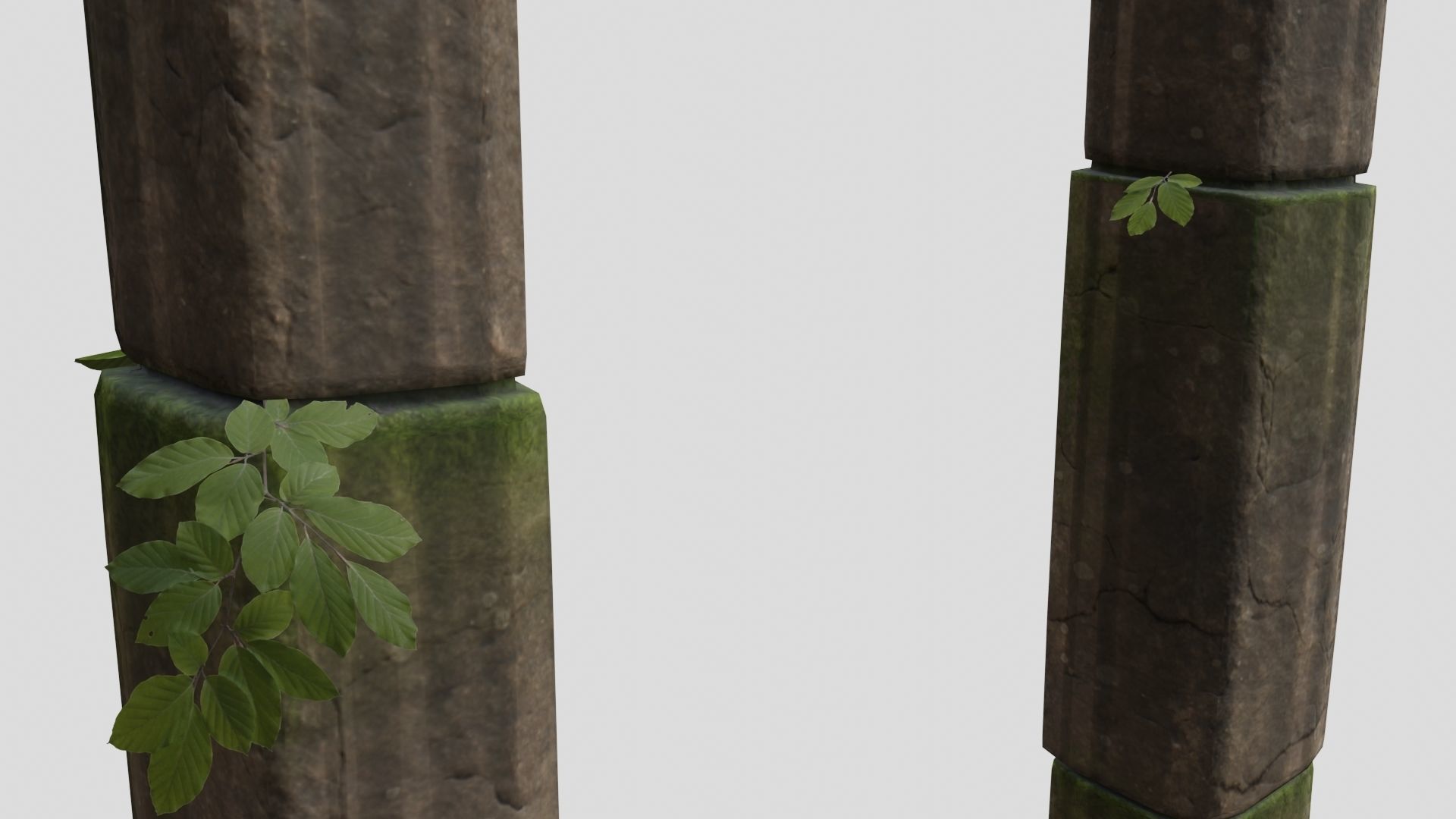 Low Poly Japanese Shinto Temple Pack With PBR Materials Low-poly 3D model_40