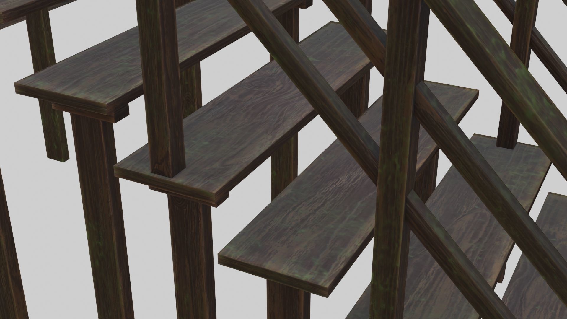 Low Poly Japanese Shinto Temple Pack With PBR Materials Low-poly 3D model_64