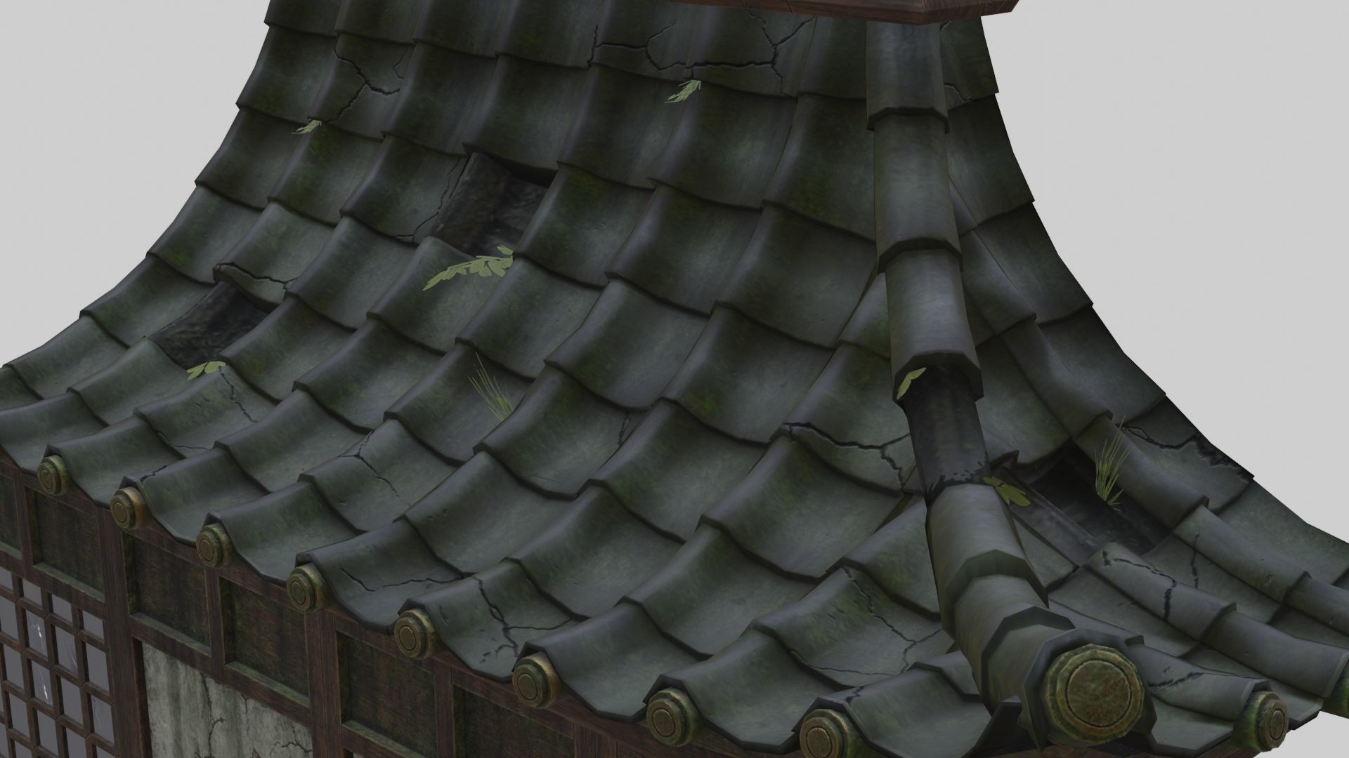 Low Poly Japanese Shinto Temple Pack With PBR Materials Low-poly 3D model_54