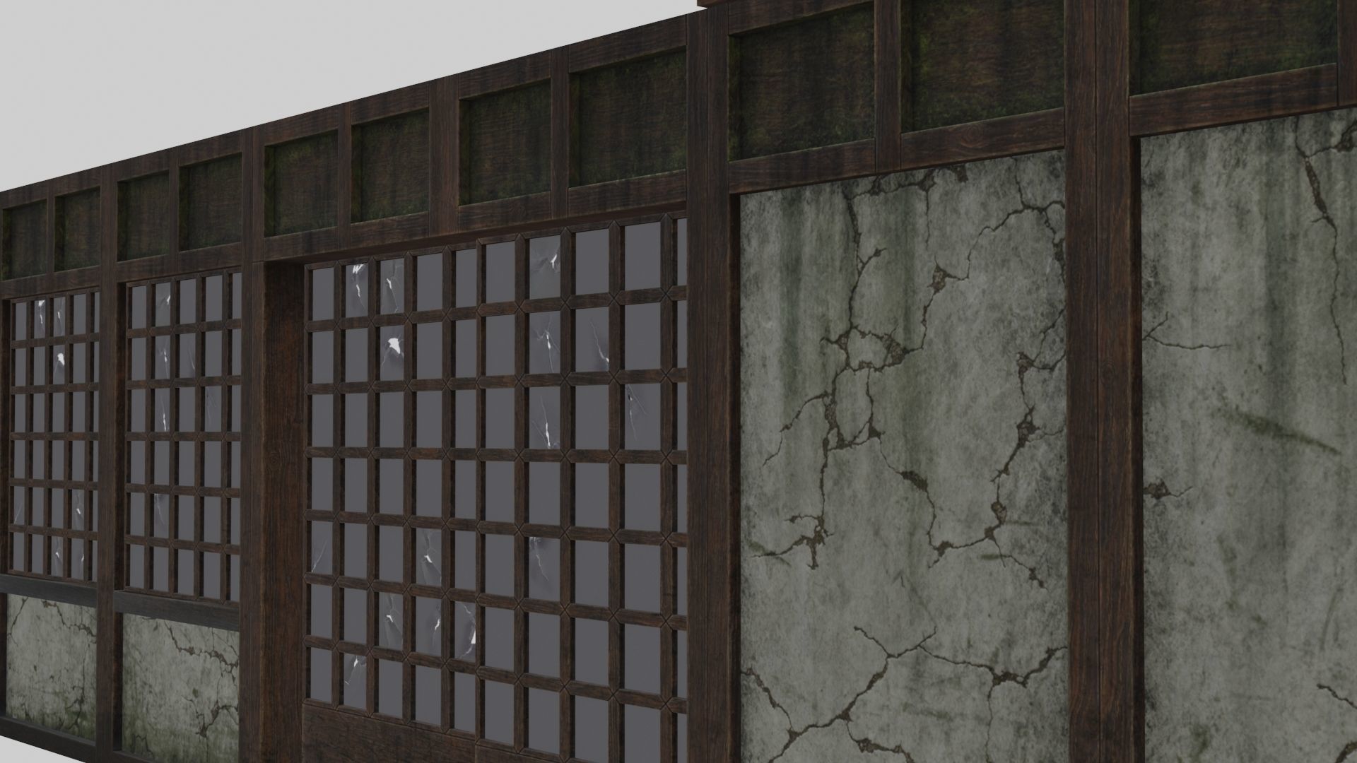 Low Poly Japanese Shinto Temple Pack With PBR Materials Low-poly 3D model_50