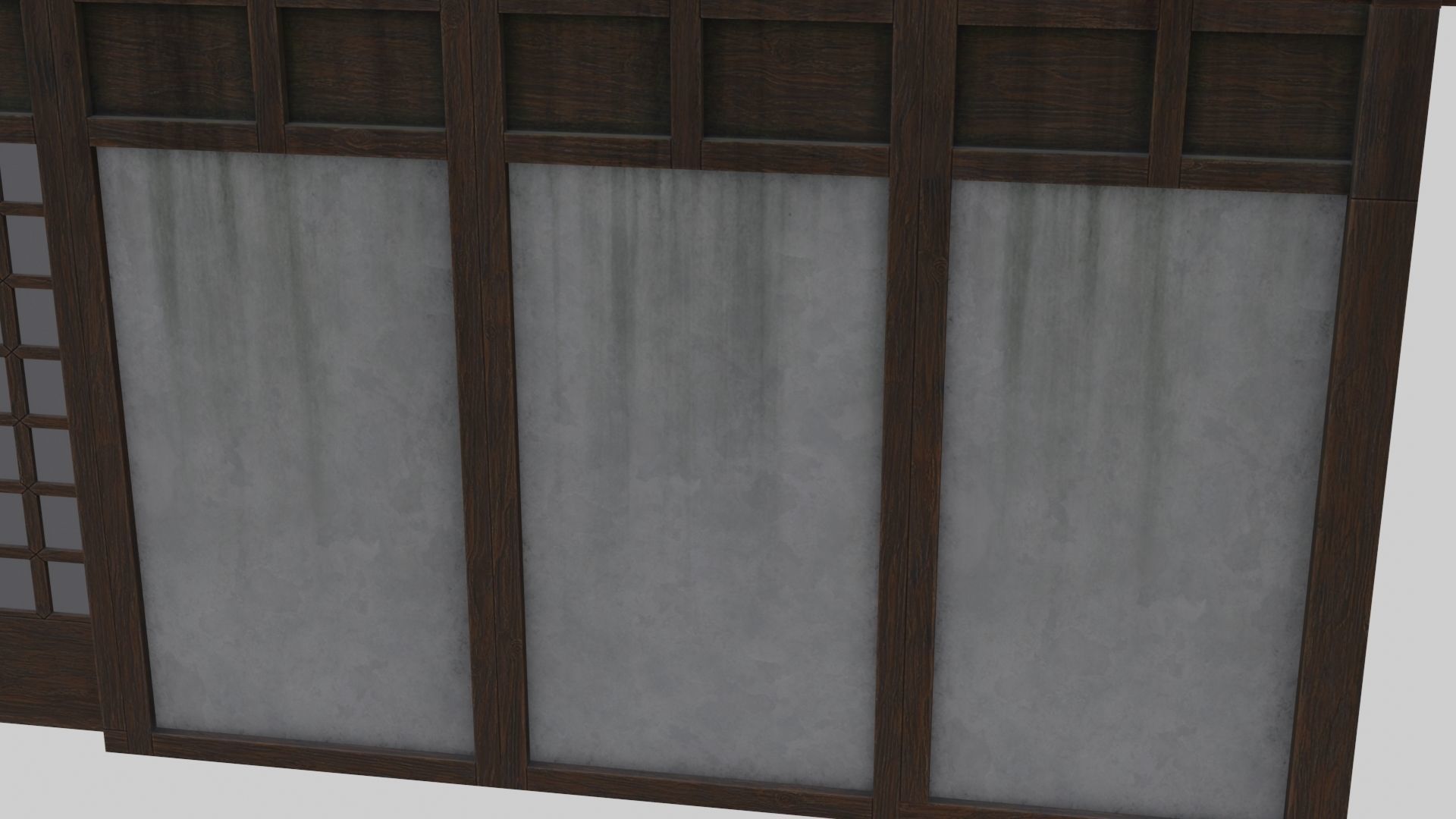 Low Poly Japanese Shinto Temple Pack With PBR Materials Low-poly 3D model_47