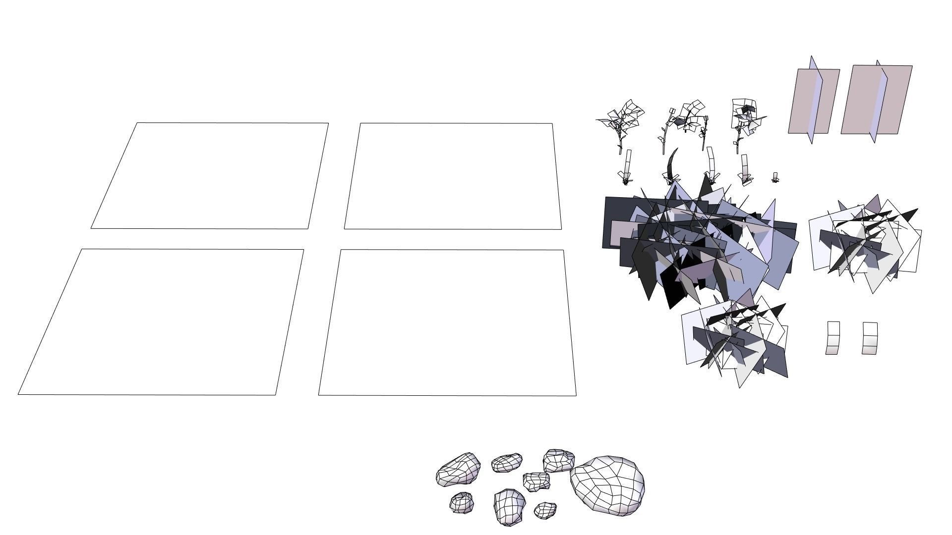 Low Poly Japanese Shinto Temple Pack With PBR Materials Low-poly 3D model_98