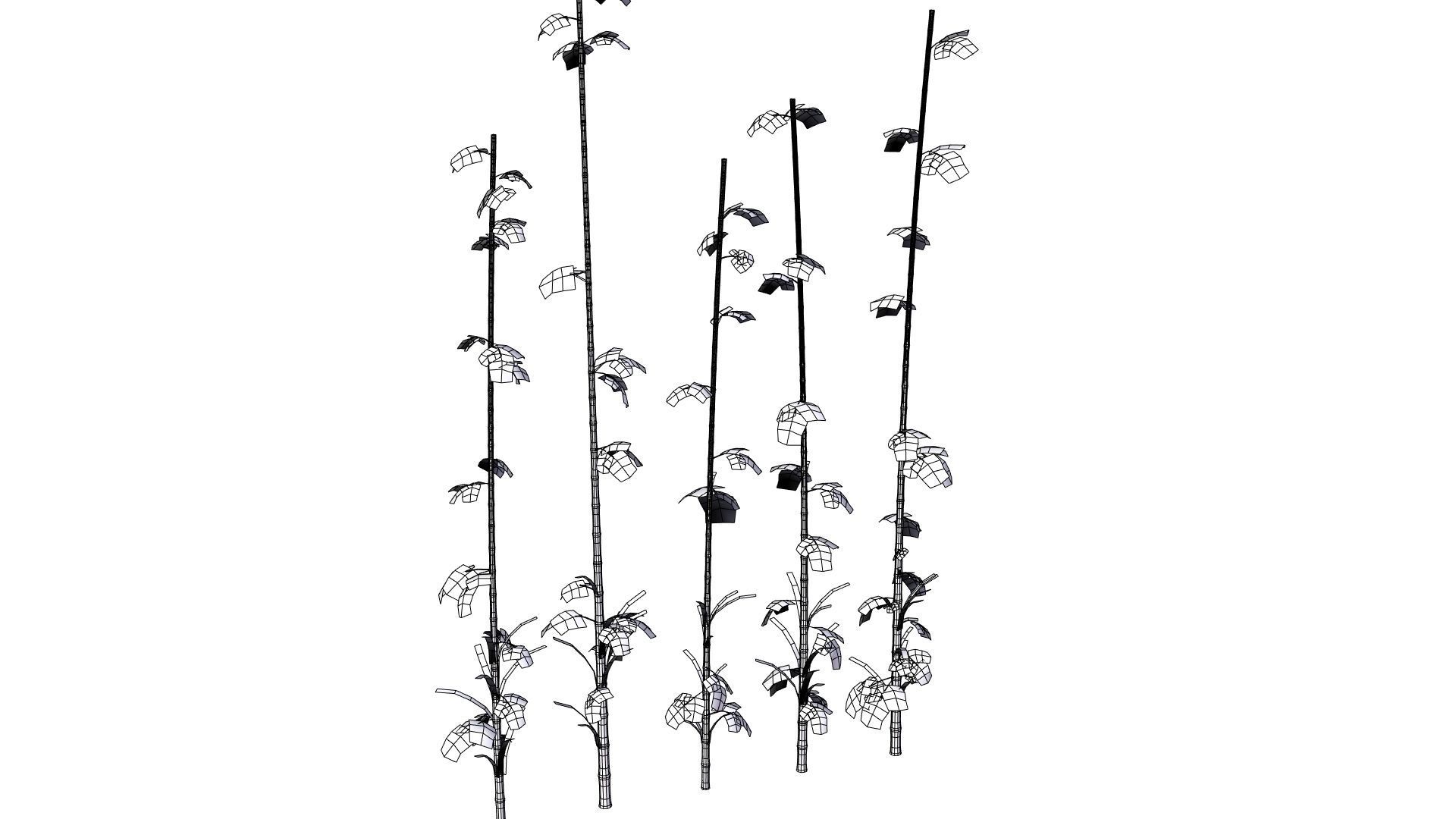 Low Poly Japanese Shinto Temple Pack With PBR Materials Low-poly 3D model_95