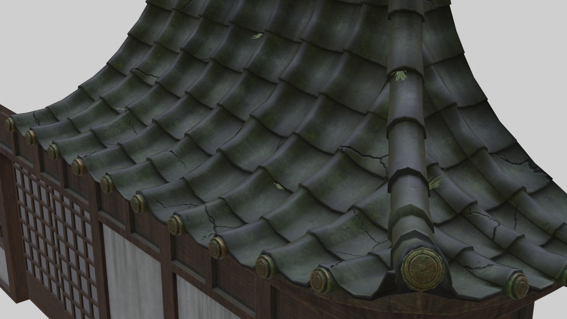 Low Poly Japanese Shinto Temple Pack With PBR Materials Low-poly 3D model_53