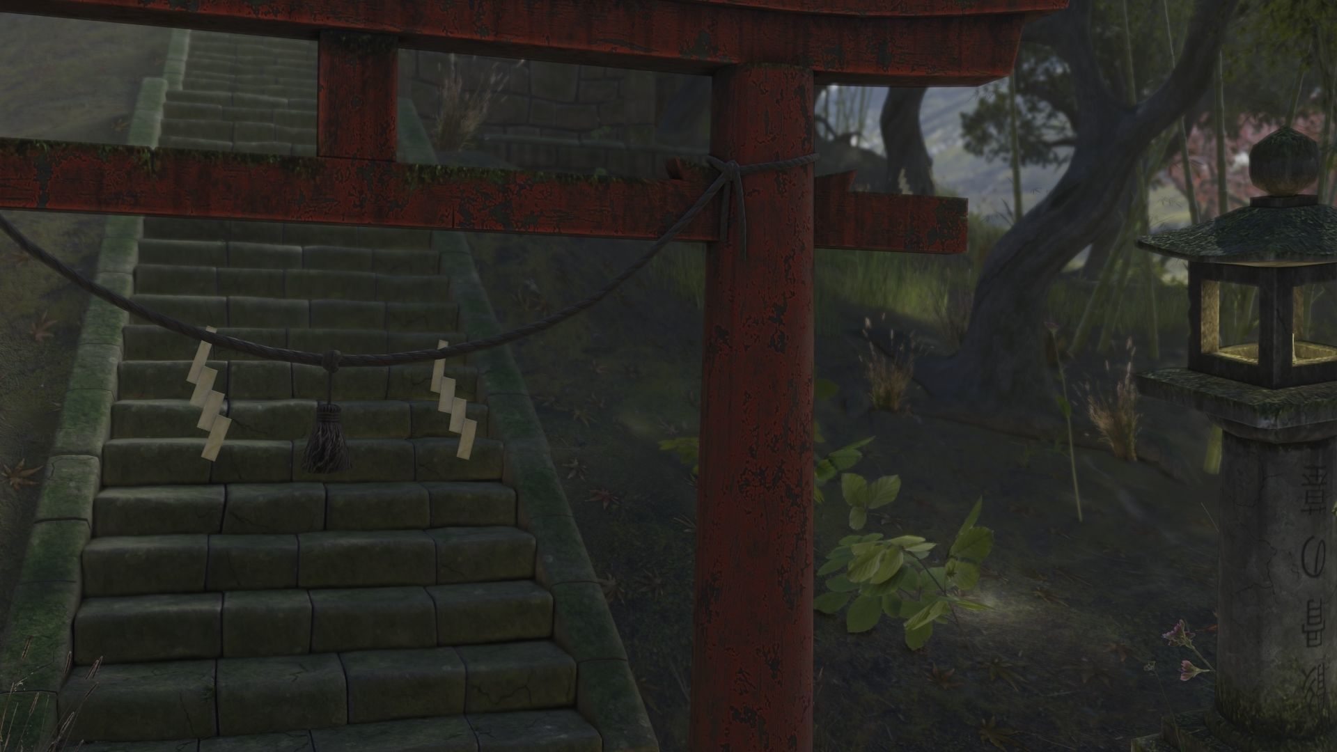 Low Poly Japanese Shinto Temple Pack With PBR Materials Low-poly 3D model_83