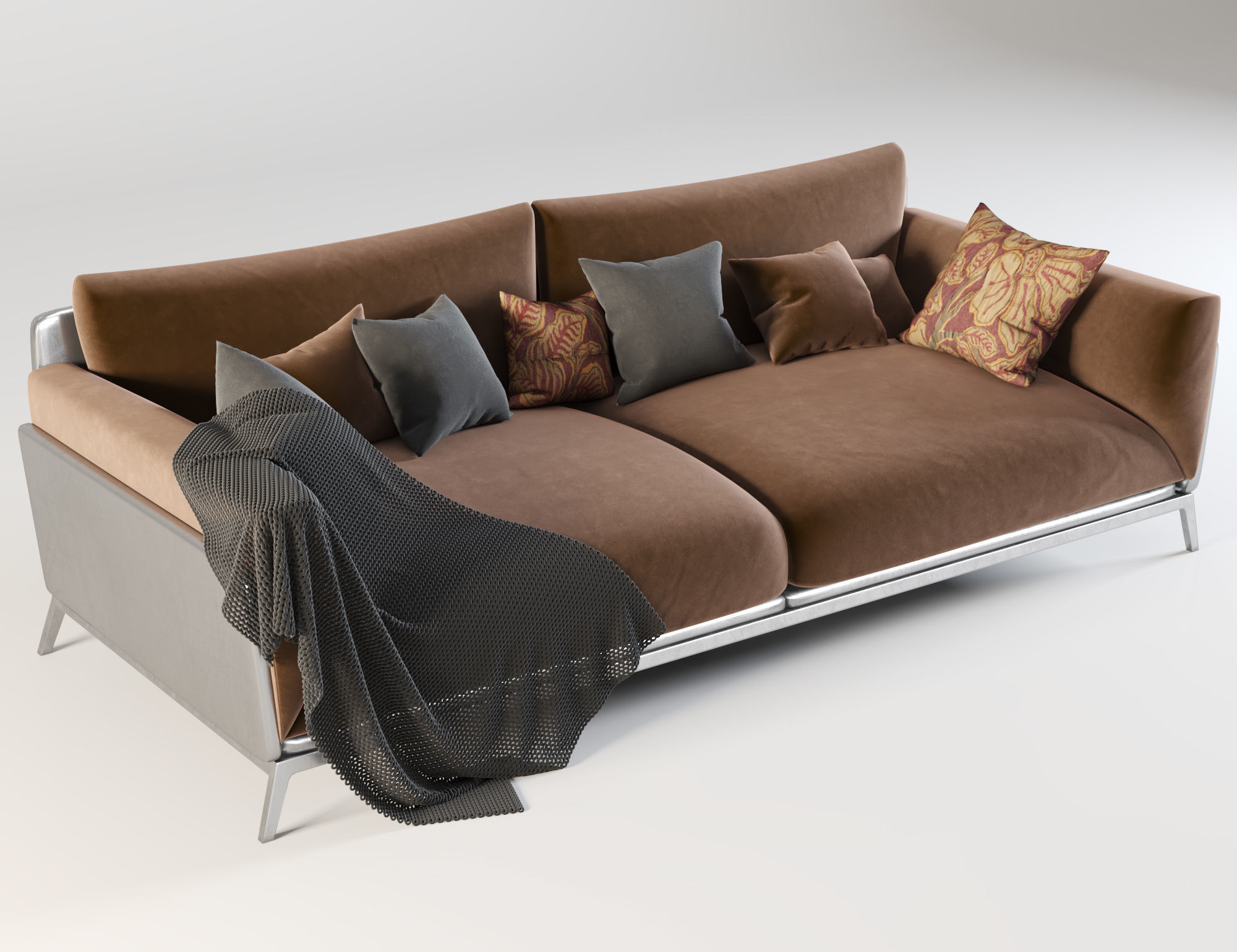 Honey Sofa 3D model_7