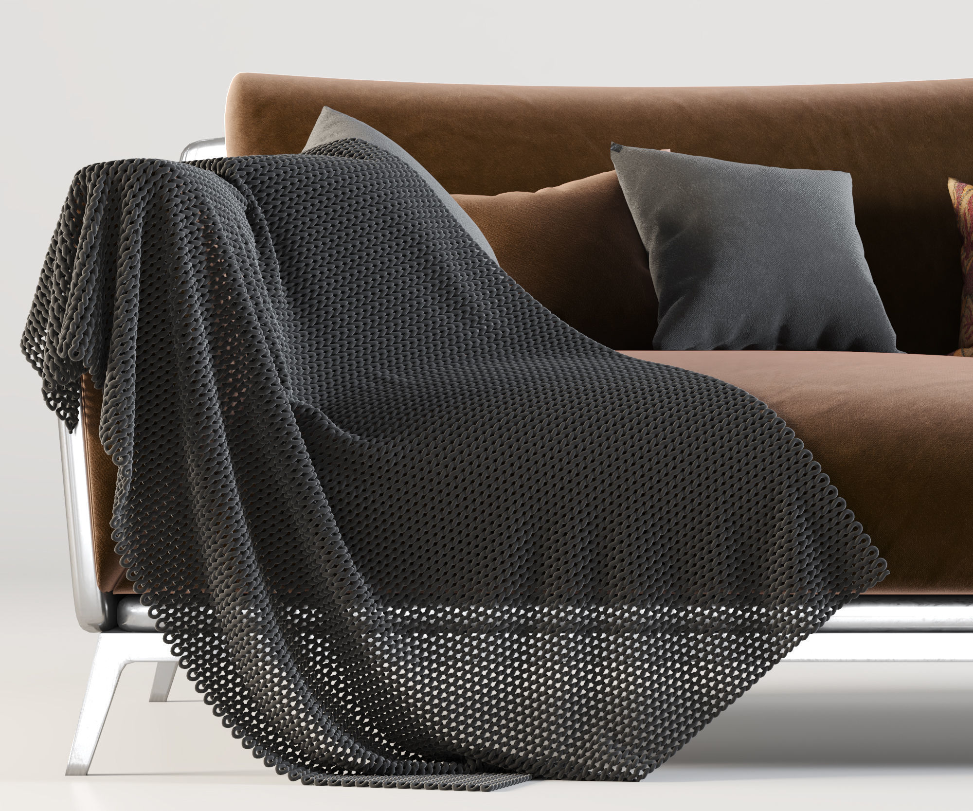 Honey Sofa 3D model_5