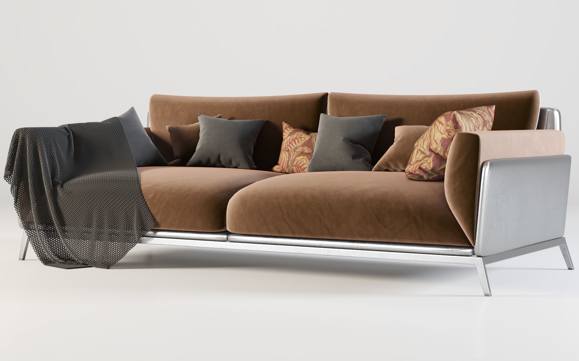 Honey Sofa 3D model_3