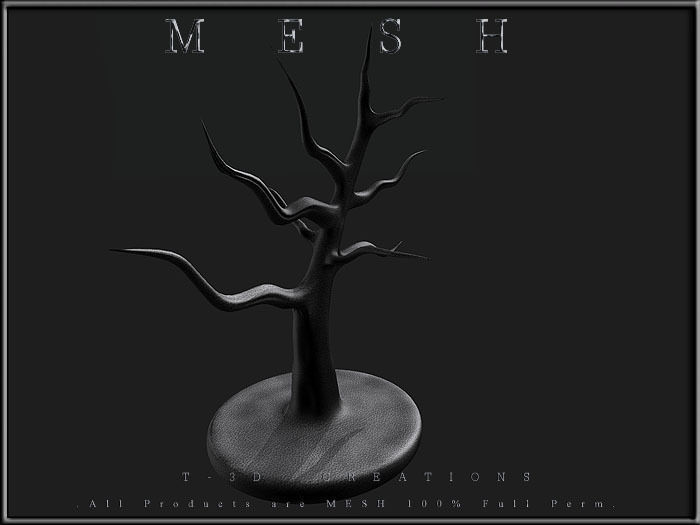 TREE Table Display Low-poly 3D model_6