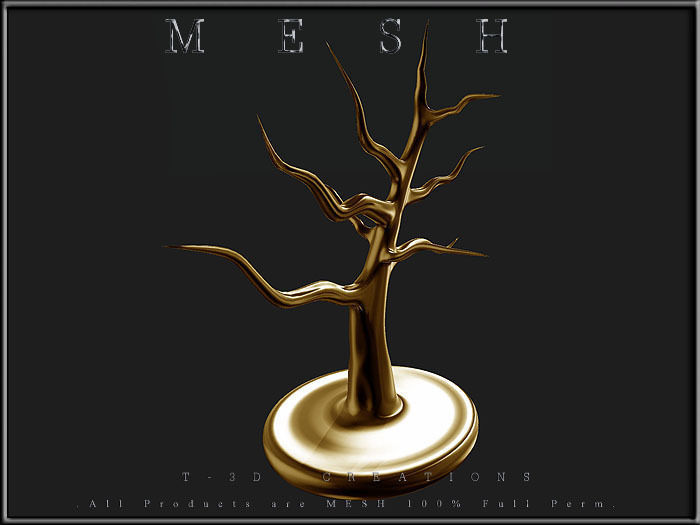 TREE Table Display Low-poly 3D model_12