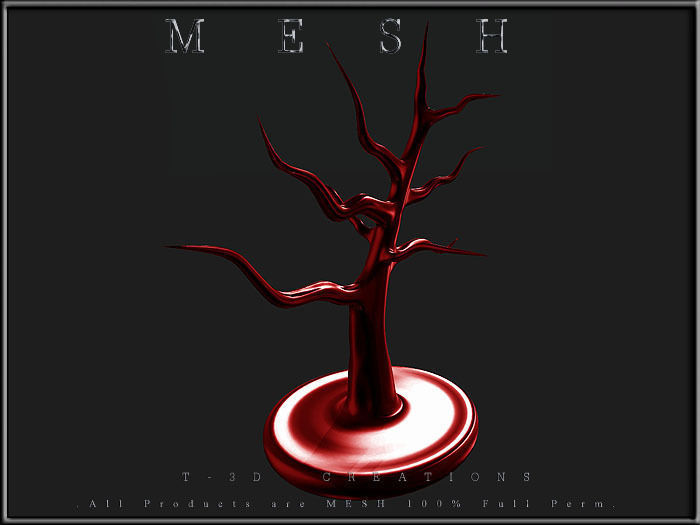 TREE Table Display Low-poly 3D model_11