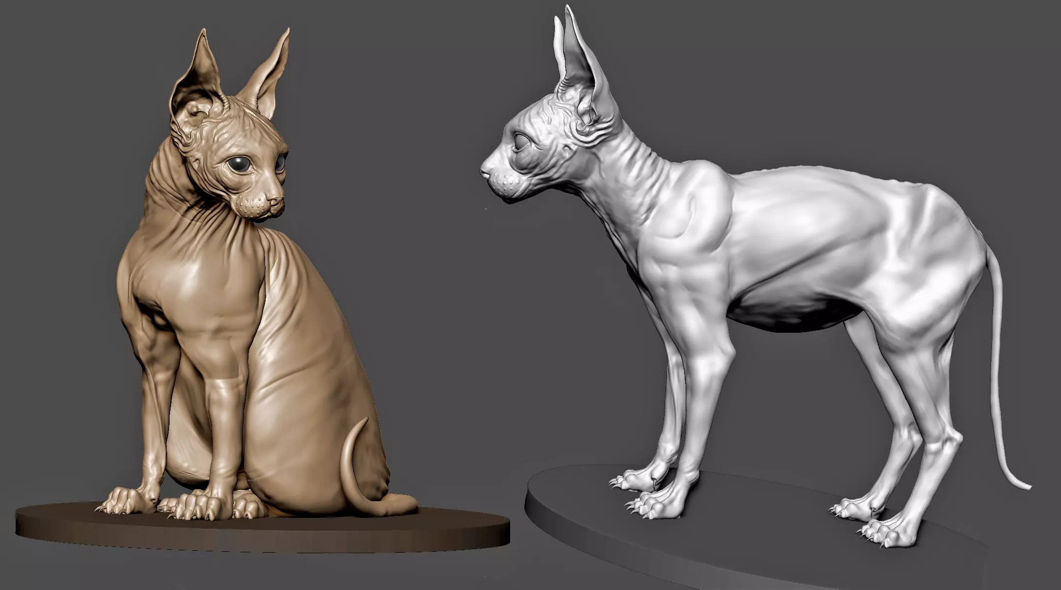 Sphinx Cat 3D print model