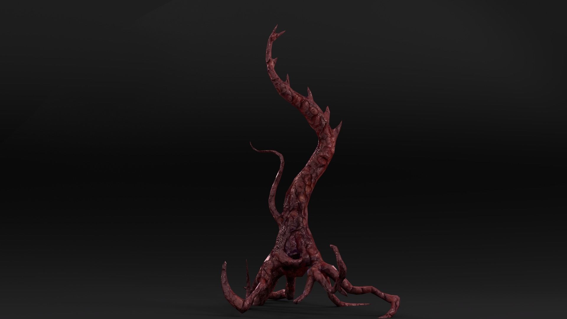 Tentacle Tree Pack Low-poly 3D model_8