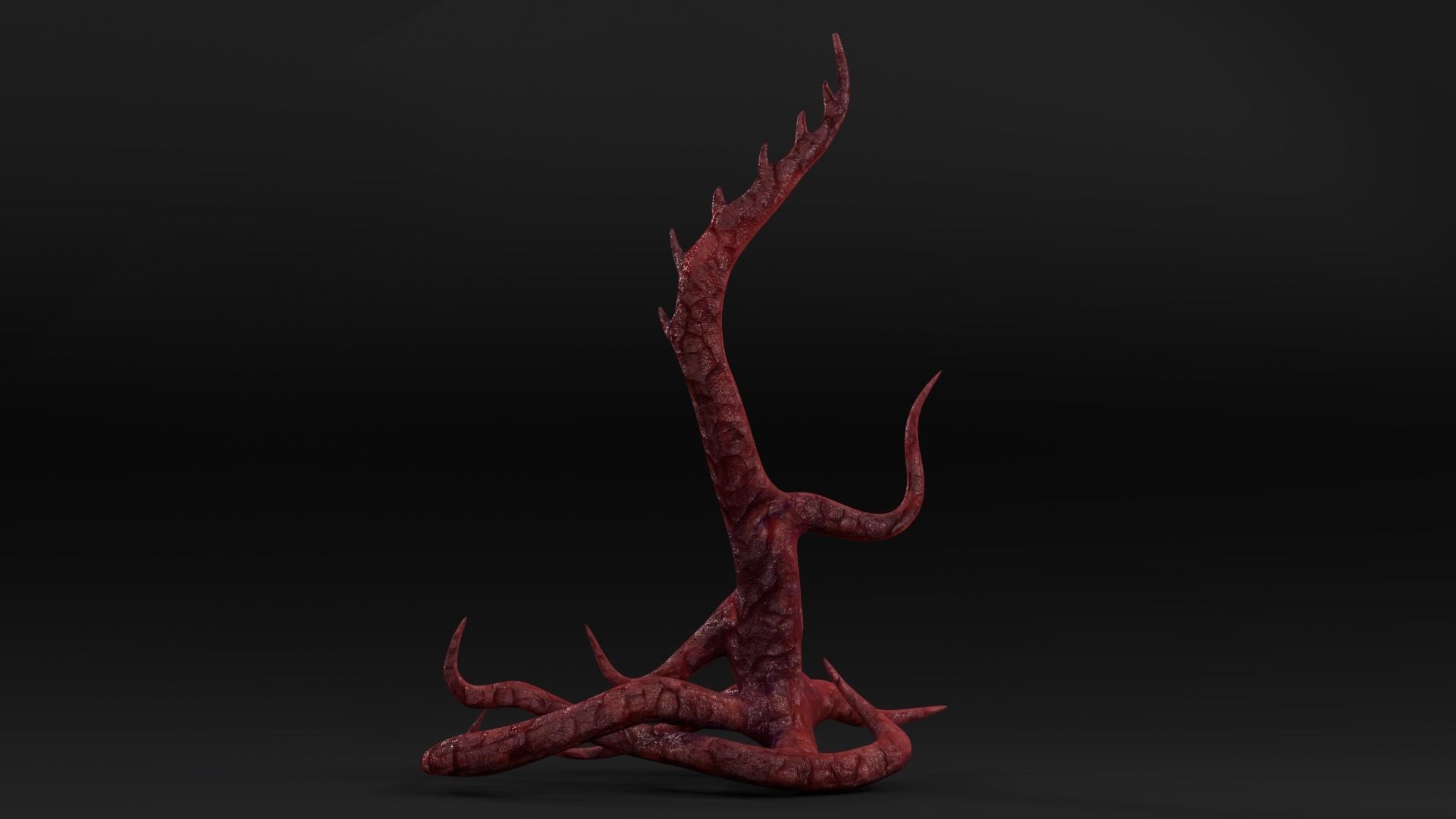 Tentacle Tree Pack Low-poly 3D model_7