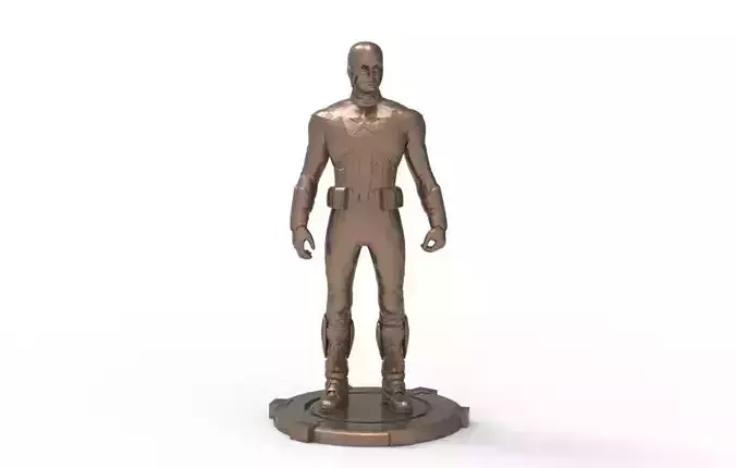 Captain America Stand pose 3D print model