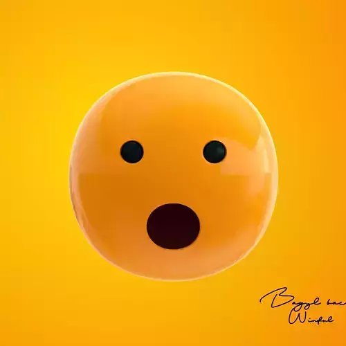 Emoji Face with Open Mouth