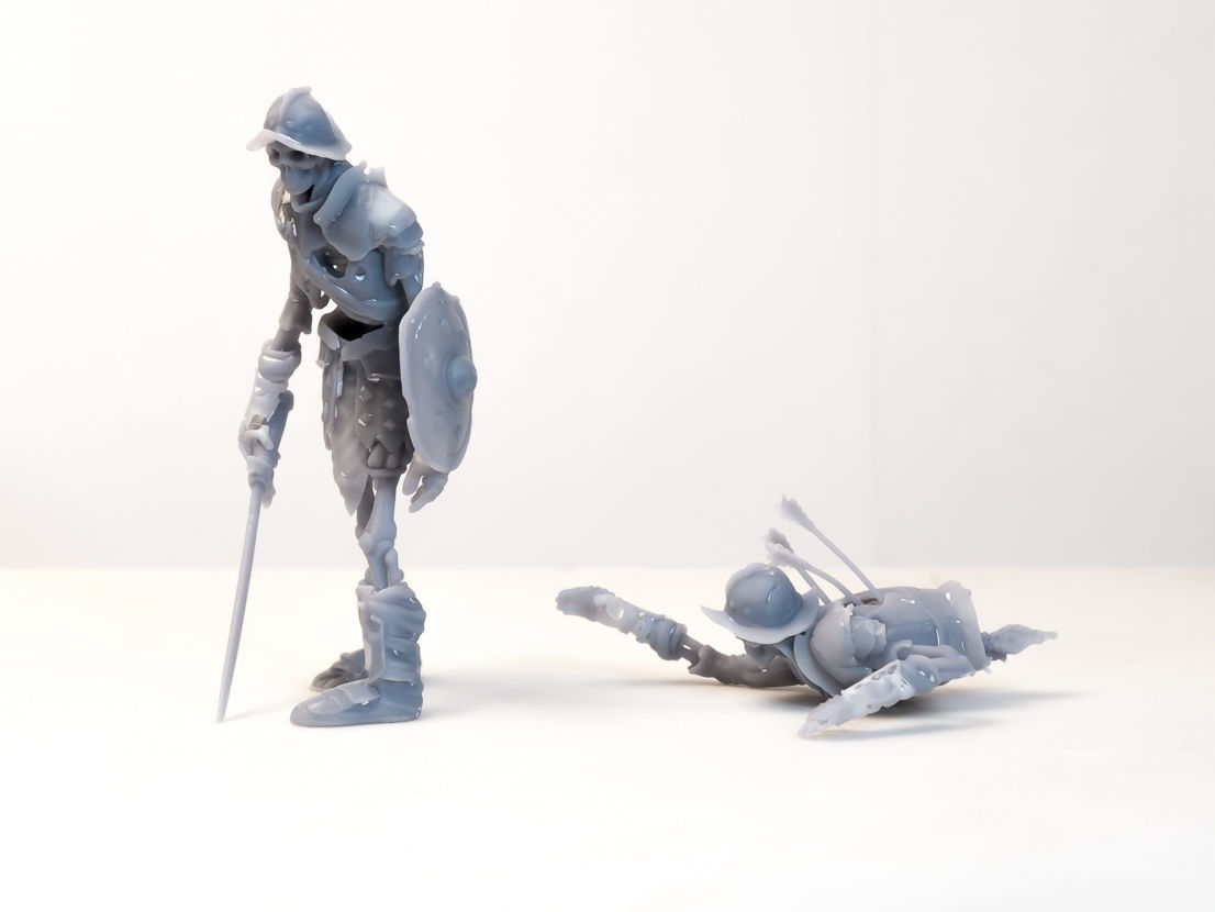 Skeleton Knight - DnD Monster - 2 Poses 3D print model_2