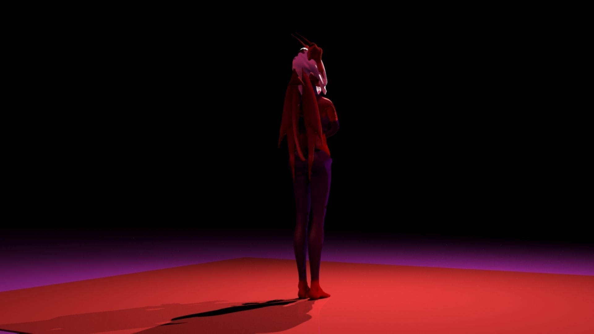 Demon Female 3D model_6
