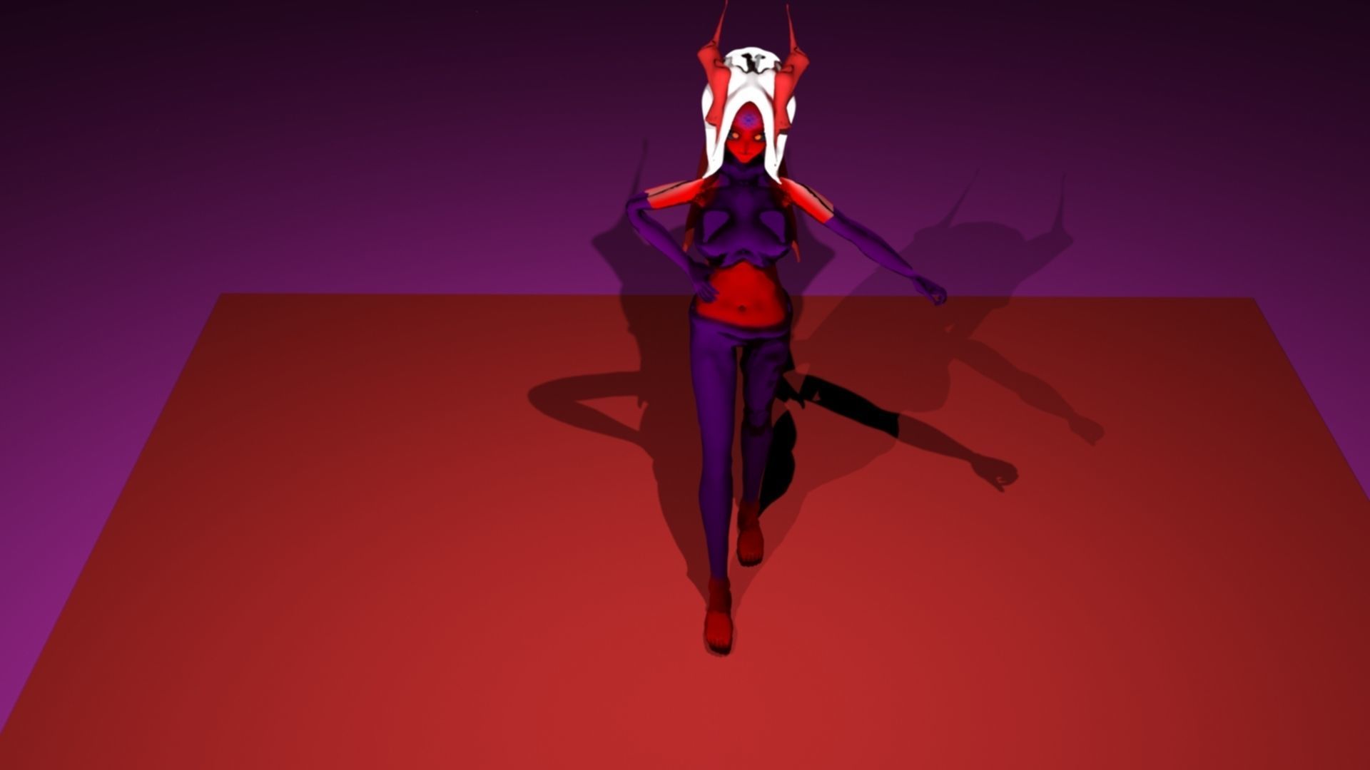 Demon Female 3D model_7