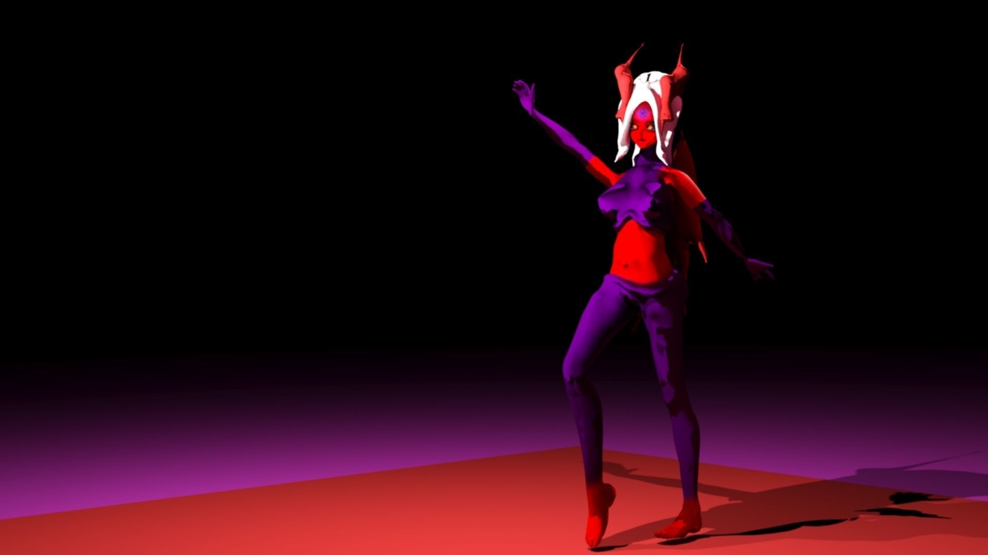 Demon Female 3D model_11