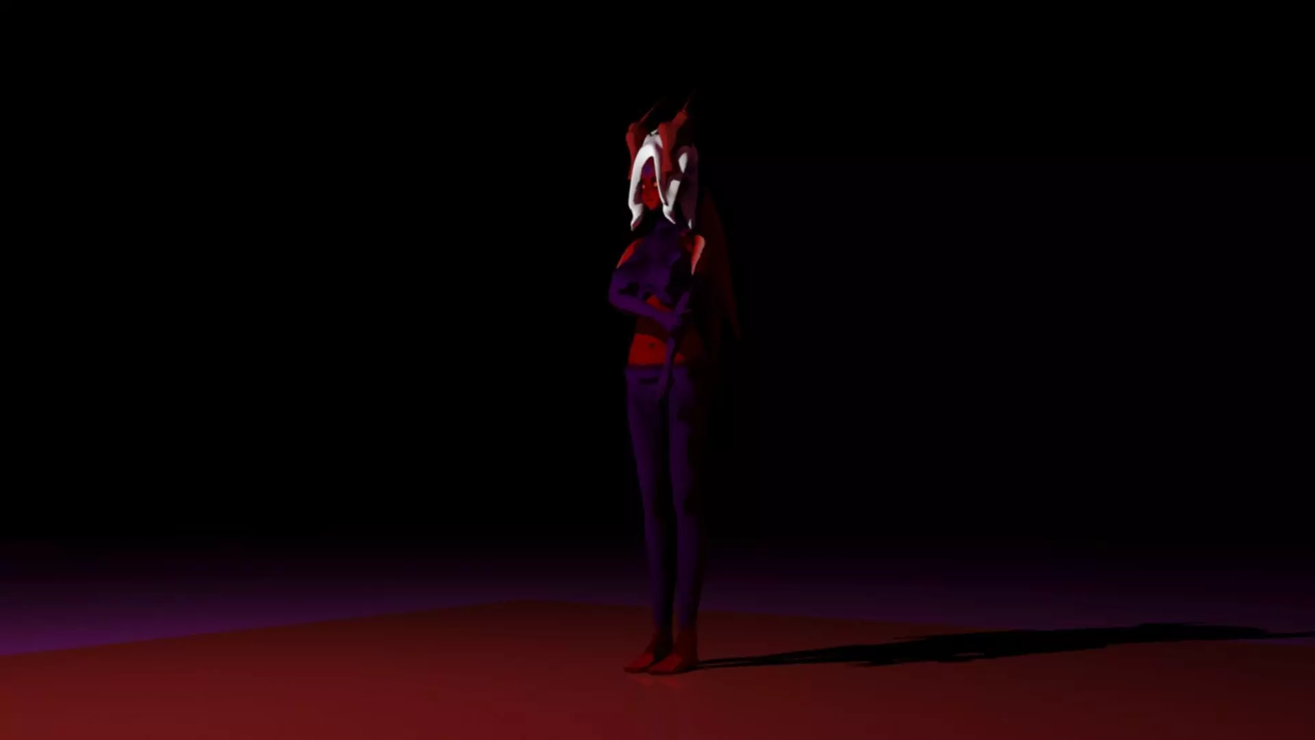 Demon Female 3D model_0