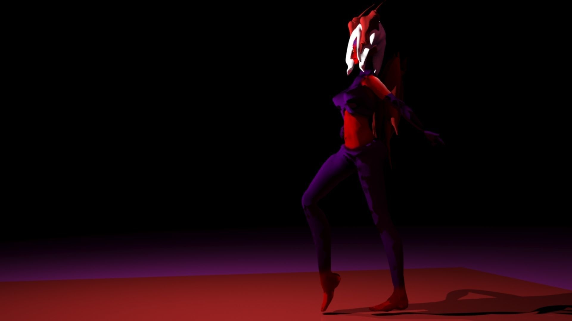 Demon Female 3D model_9