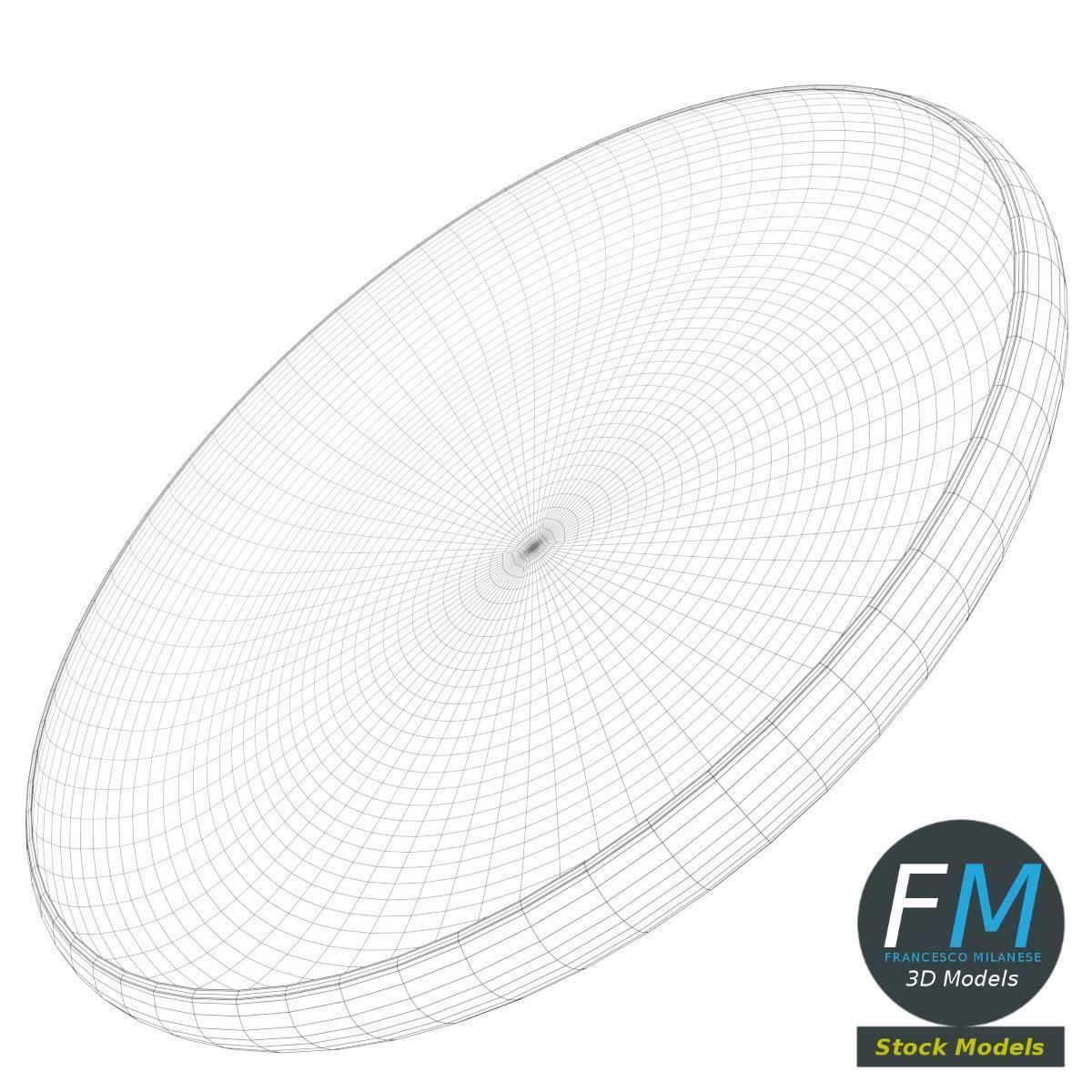 Flying disc 3D model_8