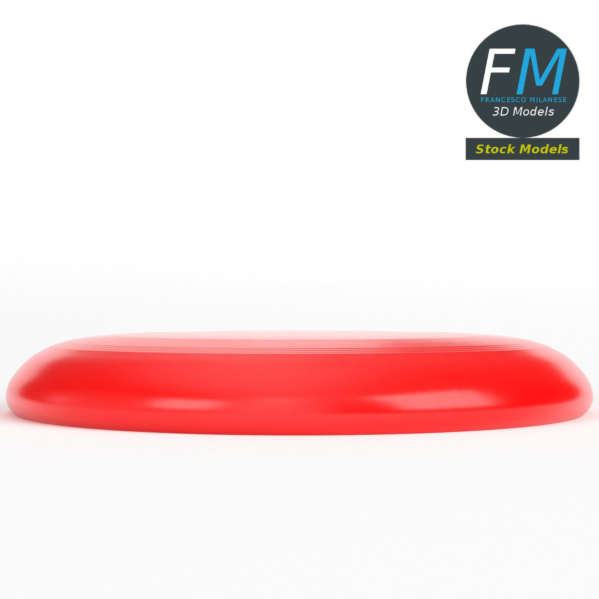 Flying disc 3D model_3