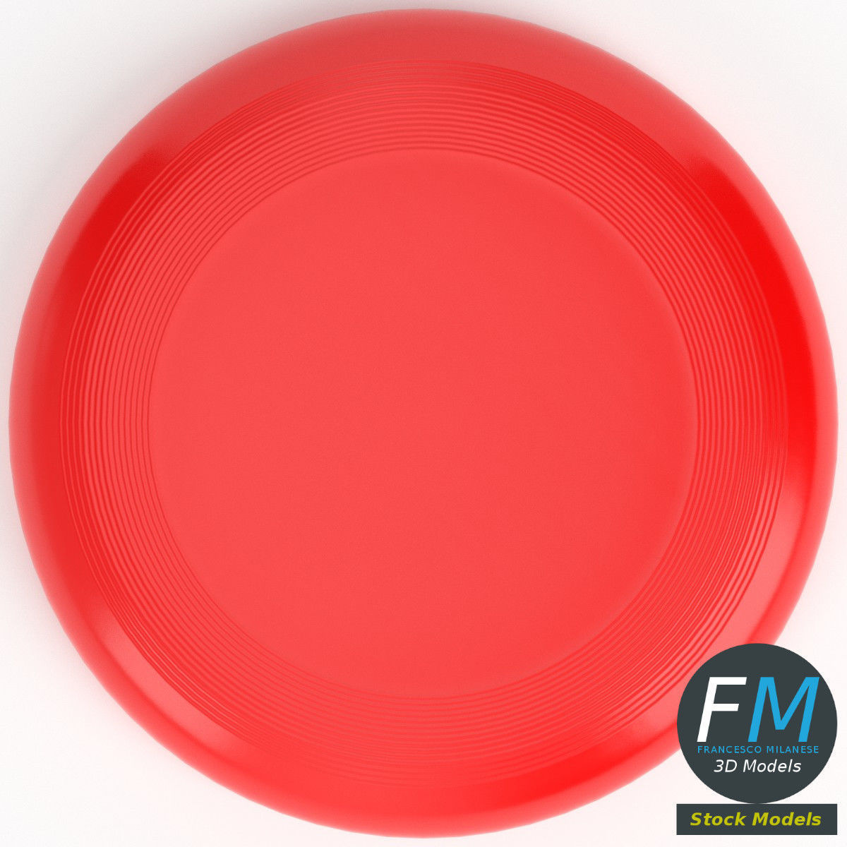 Flying disc 3D model_6