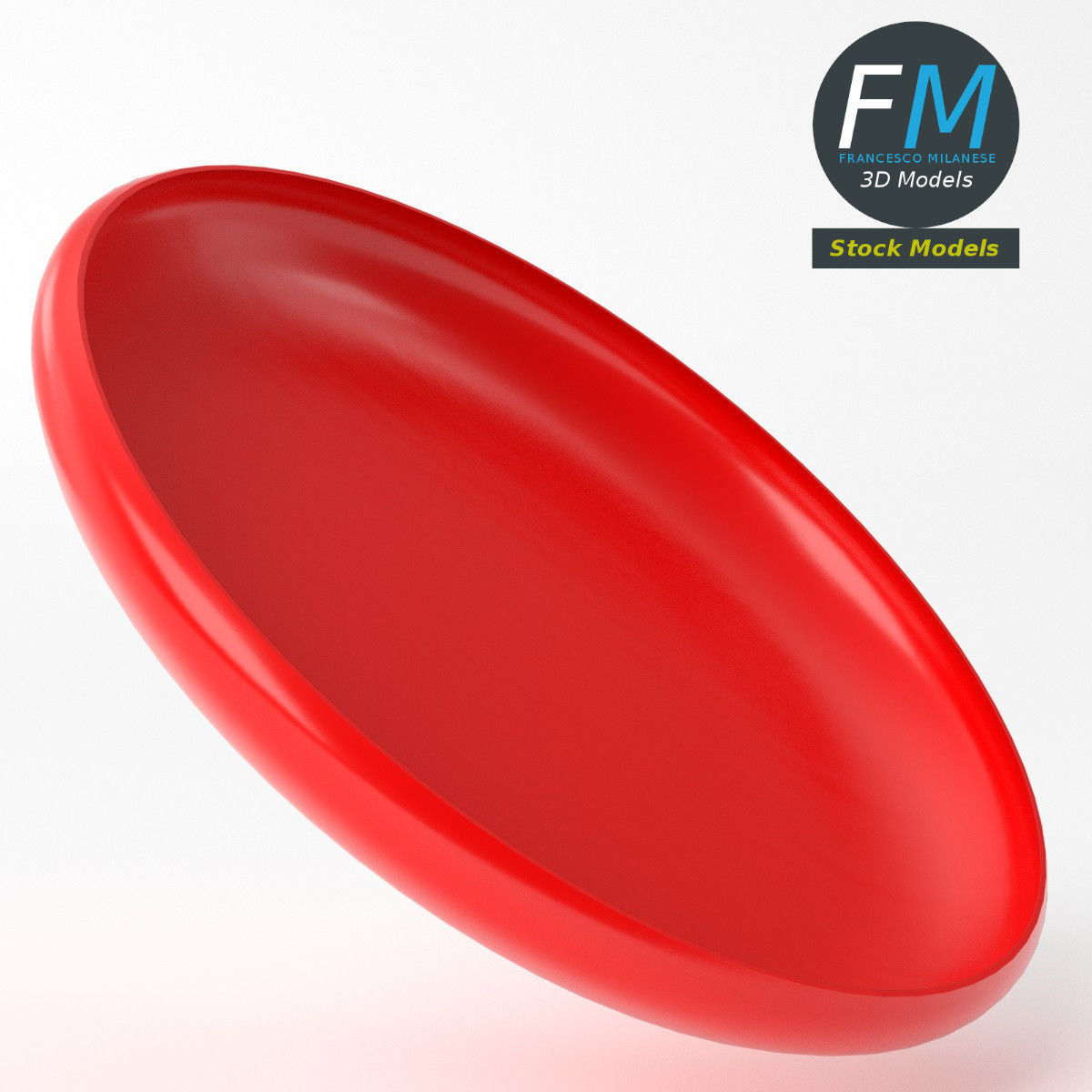 Flying disc 3D model_5
