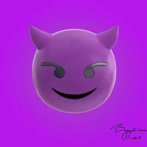 Emoji Demonic Smile 3D model